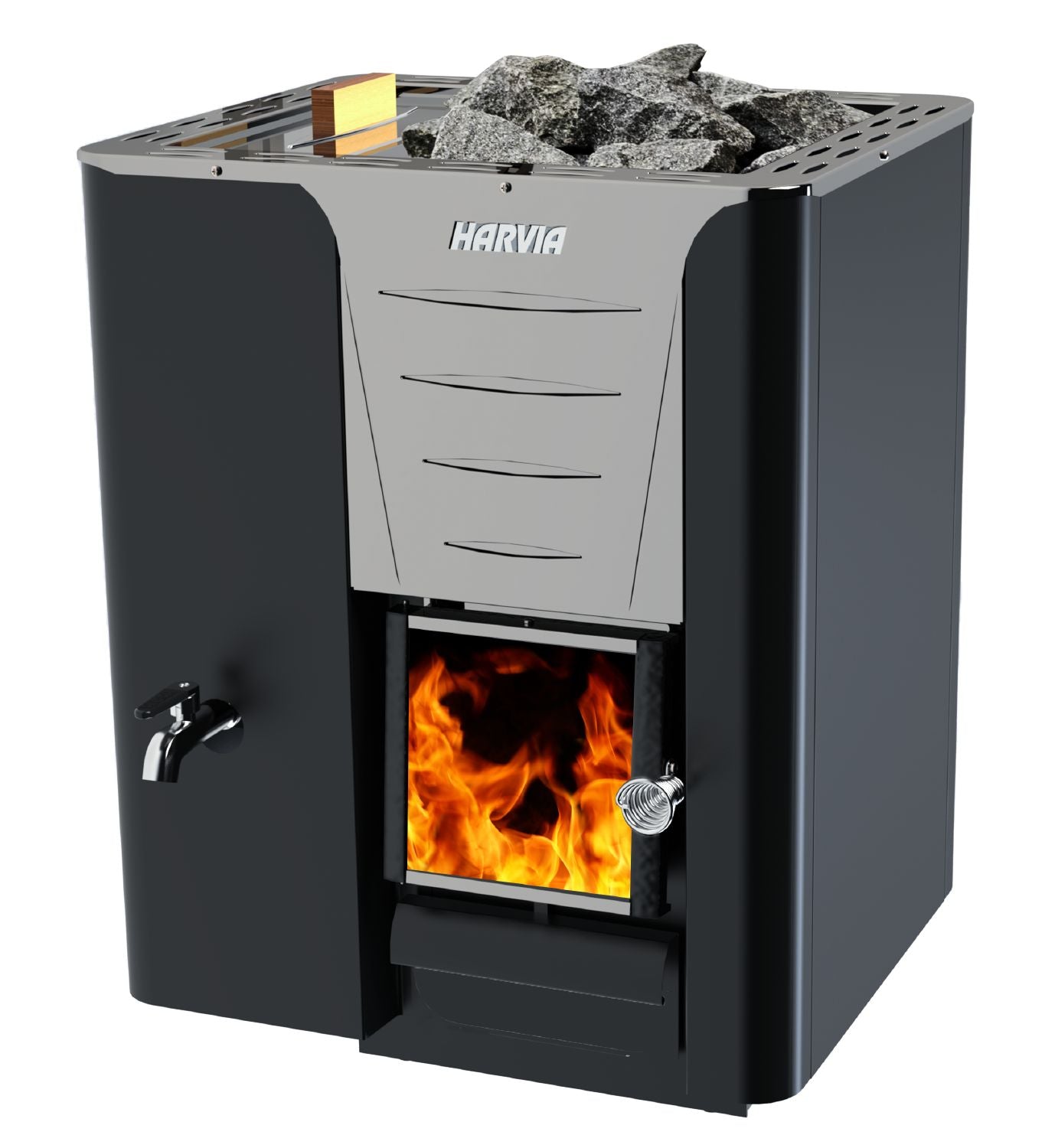 Wood burning heater Harvia Pro 20 LS black