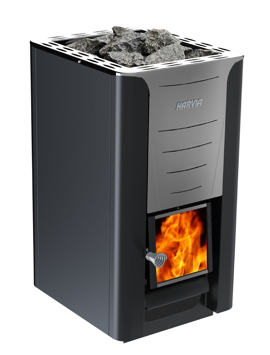 Wood burning heater Harvia Pro 26 black