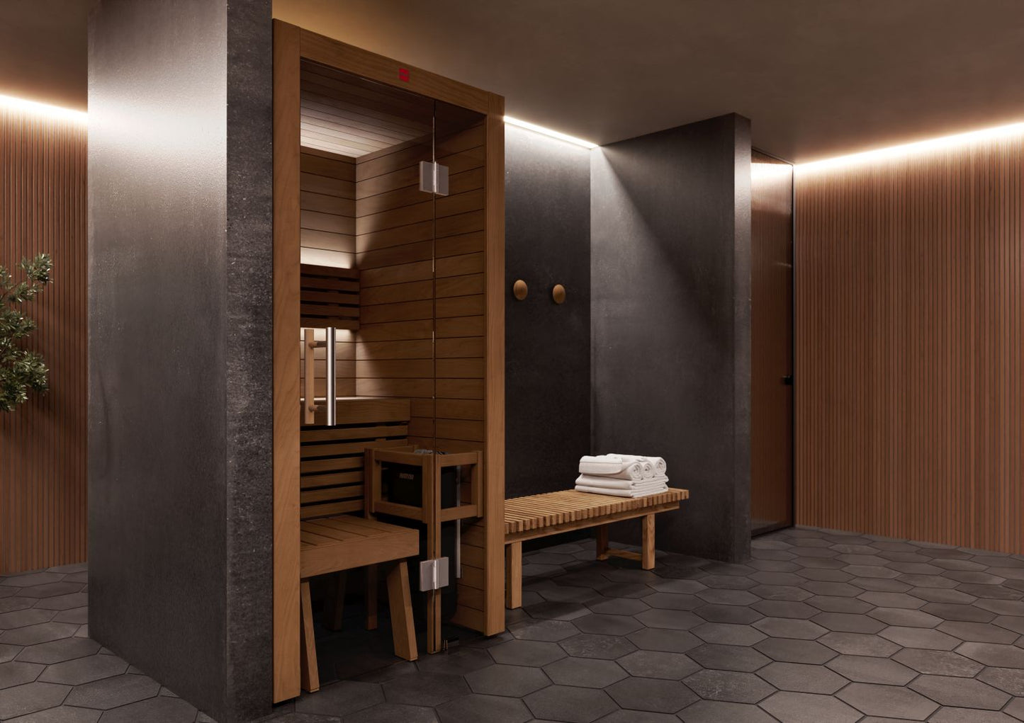 Utu Indoor Traditional 1 Person Cabin Sauna