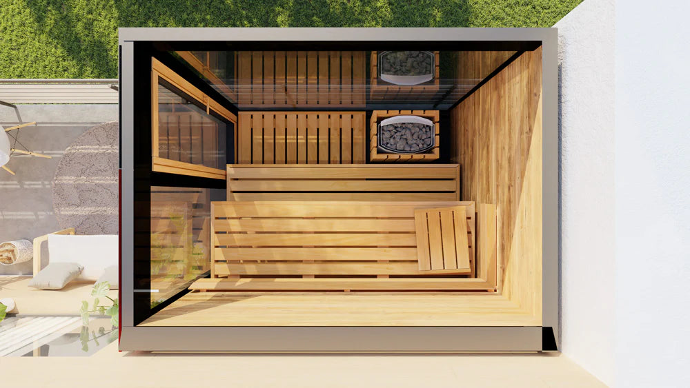 Vera Outdoor Traditional 2-3 Person Cabin Sauna