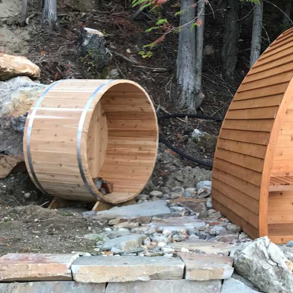 5' Knotty Cedar Firewood Storage