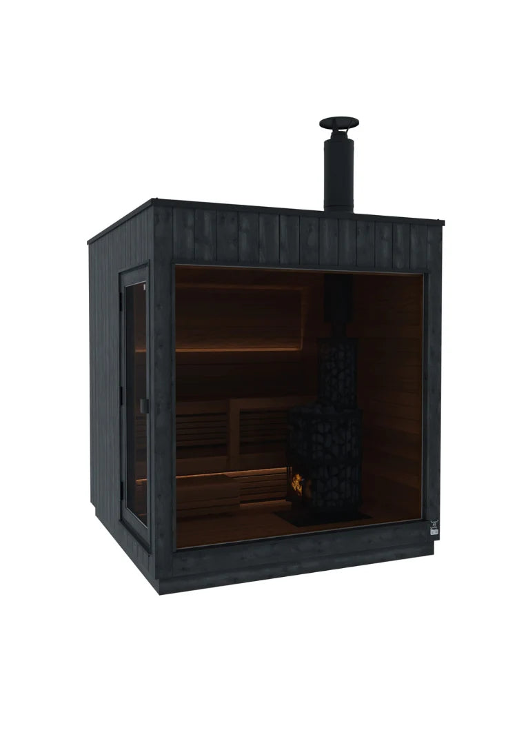 Nordic Misty Outdoor Traditional 2-3 Person Cabin Sauna