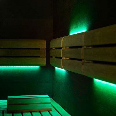 46" (119cm) RGBW Batton Light with cedar wall mounted control