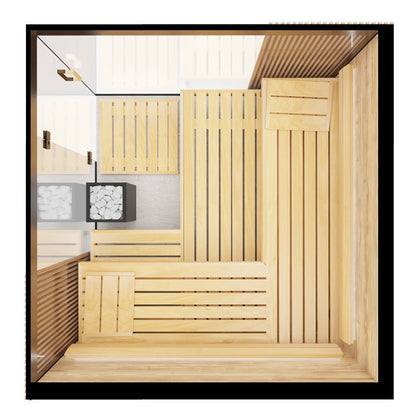 Aalto Indoor Traditional 3-4 Person Cabin Sauna