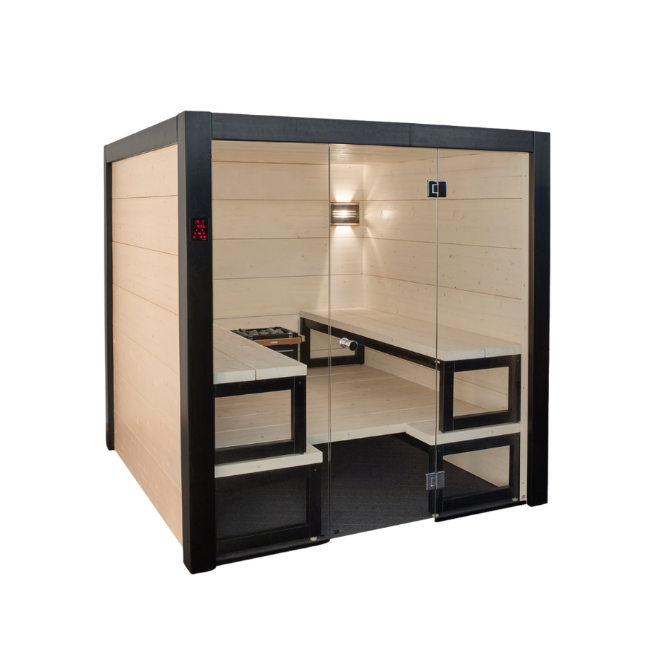 Solide Indoor Traditional 4-6 Person Cabin Sauna