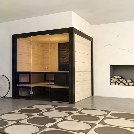 Solide Indoor Traditional 4-6 Person Cabin Sauna