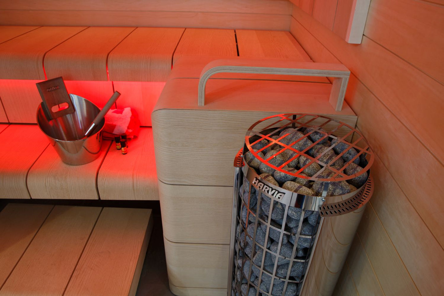 Electric heater Harvia Cilindro Half PC80 8,0 kW 240VAC Steel