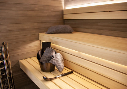 Sauna accessory Harvia sauna set Black Steel
