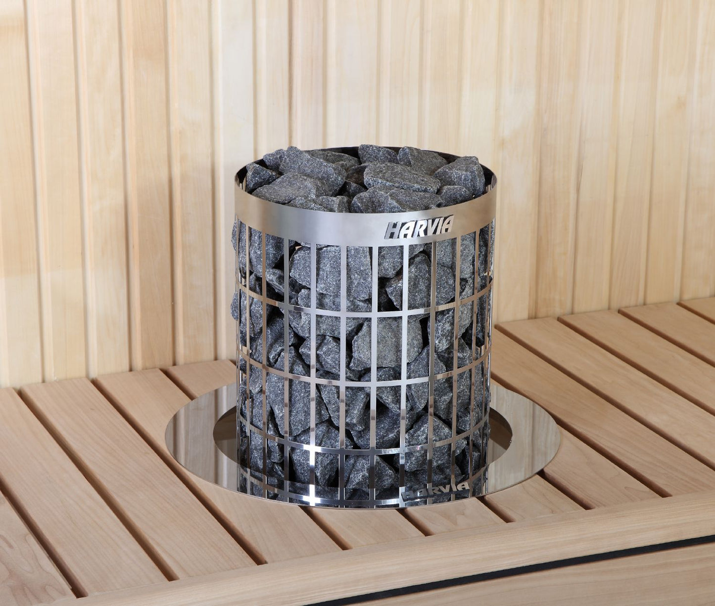 Embedding flange Harvia Cilindro Steel