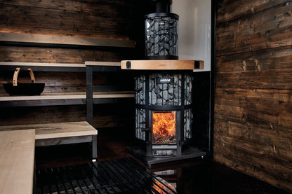 Wood burning heater Harvia Legend 240 GreenFlame black
