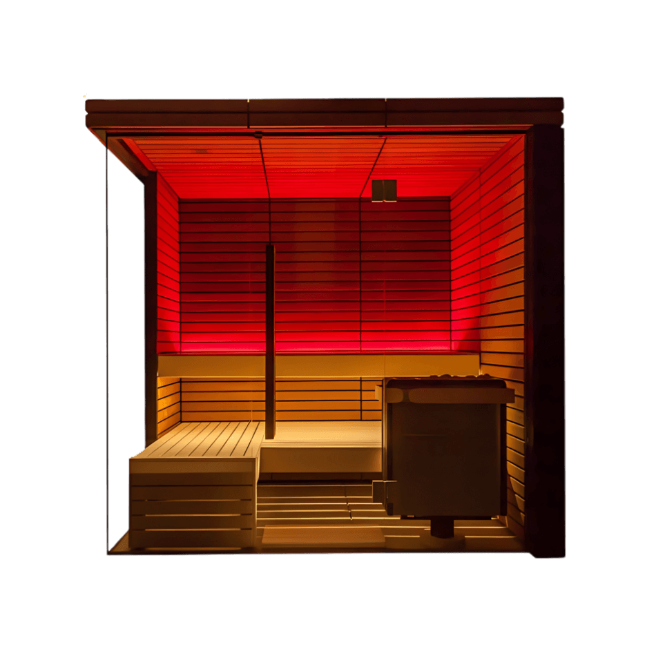 Lindea View Indoor Traditional 2-4 Person Cabin Sauna