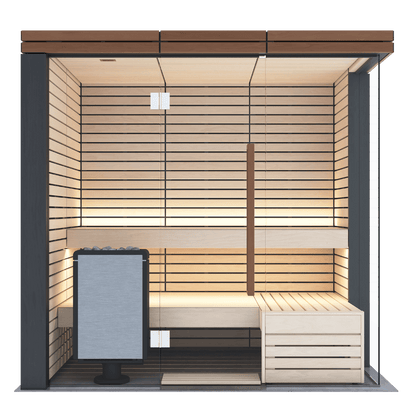 Lindea View Indoor Traditional 2-4 Person Cabin Sauna