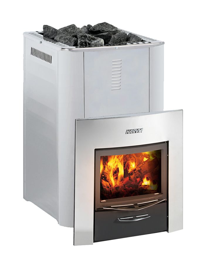 Wood burning heater Harvia 36 Duo steel