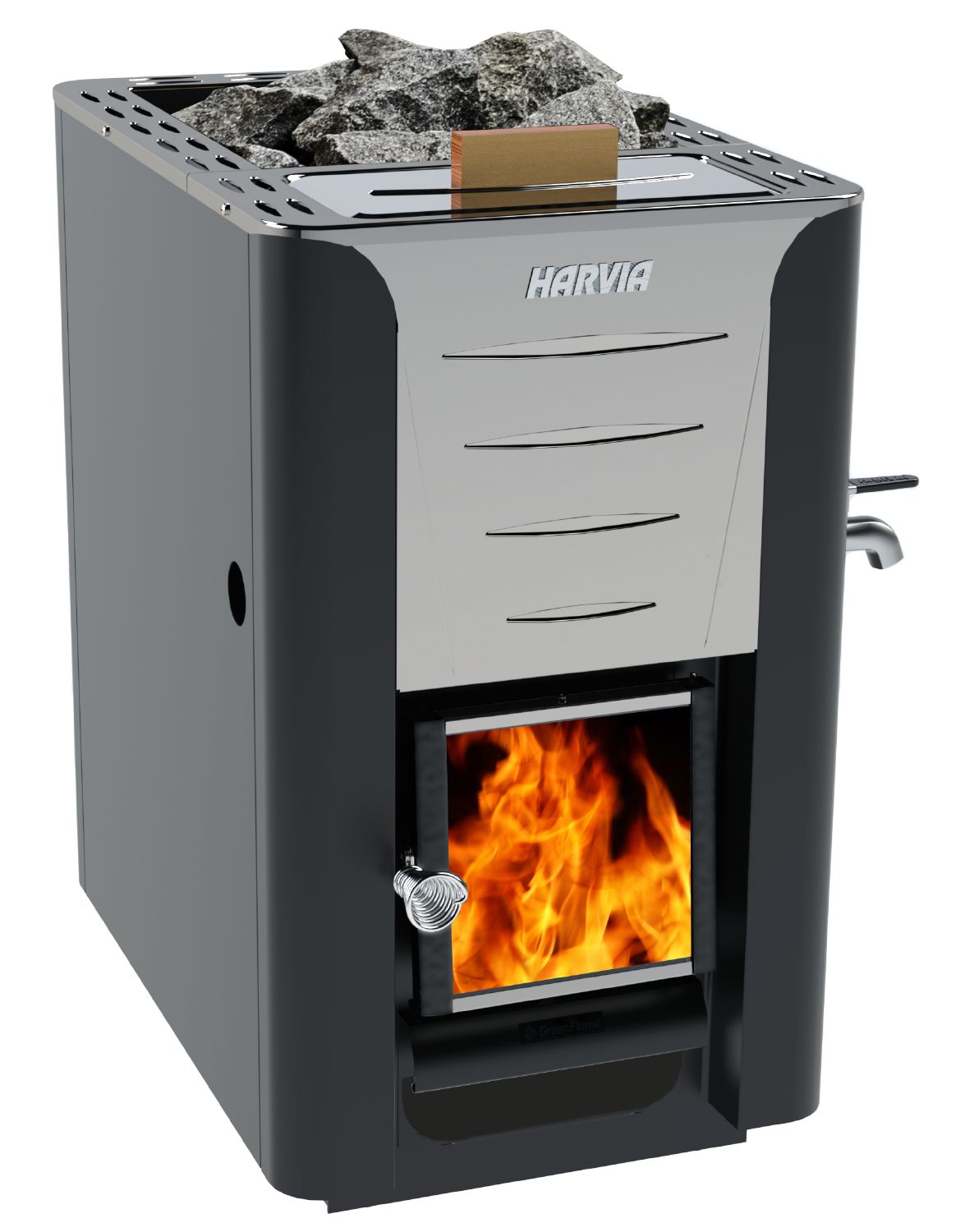 Wood burning heater Harvia Pro 20 ES black