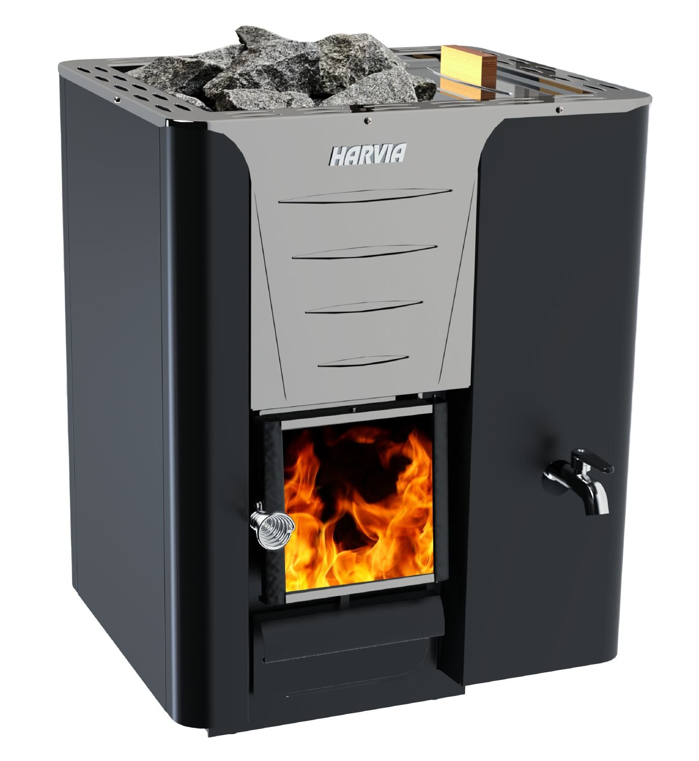 Wood burning heater Harvia Pro 20 RS black