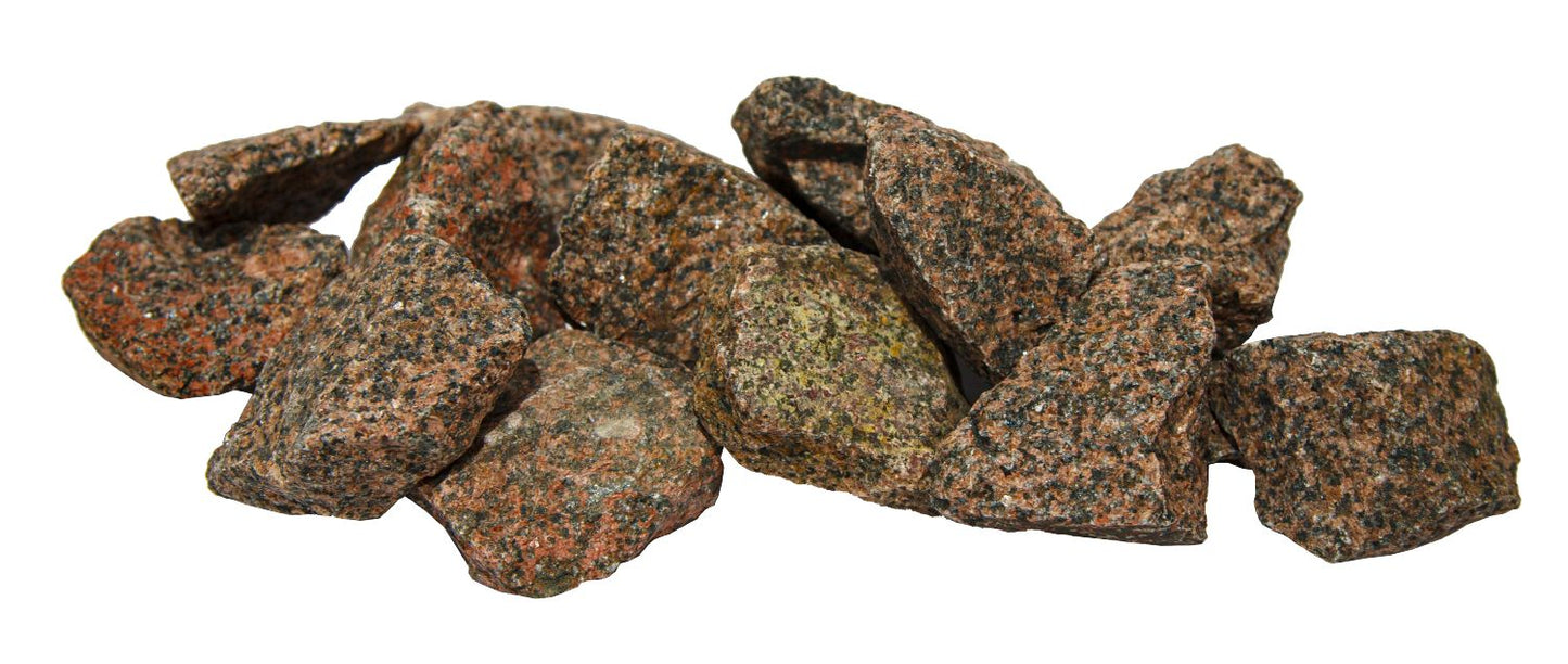 Decorative stones Harvia red granite 5-10 cm 10 kg