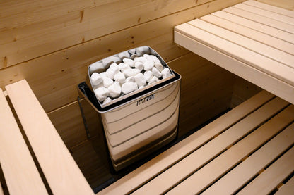Decorative stones Harvia rounded white 5-10 cm 10 kg