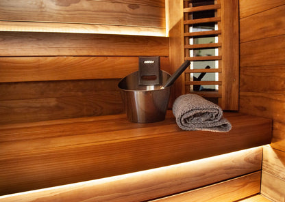 Sauna accessory Harvia sauna set Black Steel