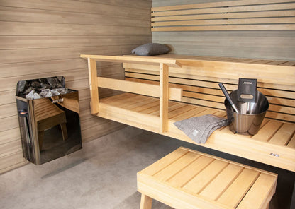 Sauna accessory Harvia sauna set Black Steel