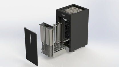 Electric heater Harvia Virta Combi HL80SA 8,0 kW 240VAC black