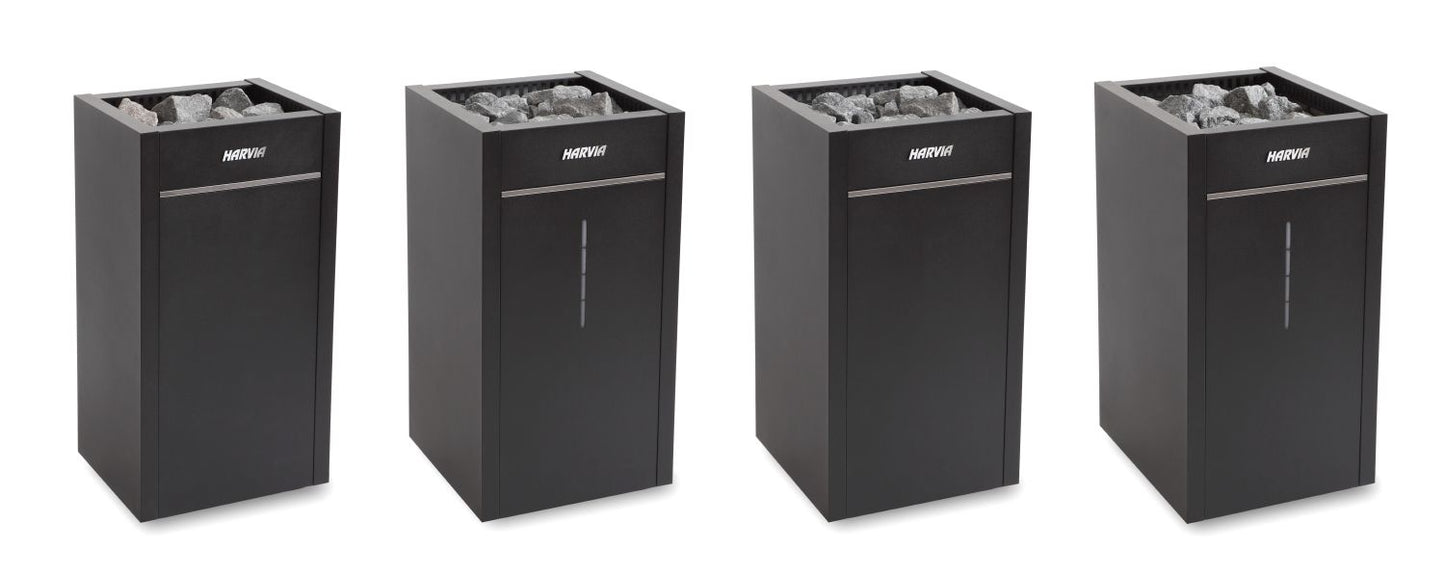 Electric heater Harvia Virta Combi HL9 9,0 kW aut. black