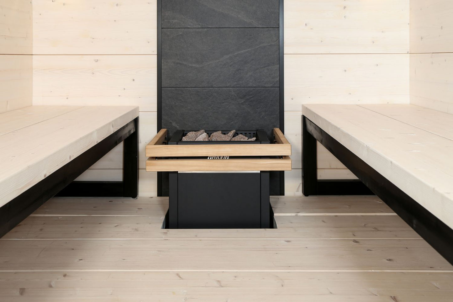 Harvia Stone Wall 2123 x 634 mm black frames