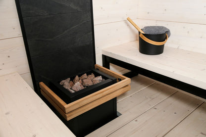 Harvia Stone Wall 2123 x 634 mm black frames