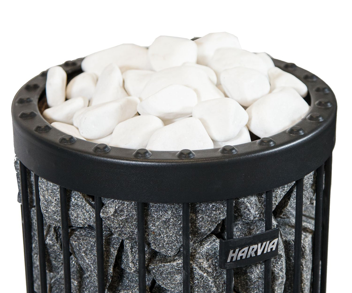 Decorative stones Harvia rounded white 5-10 cm 10 kg