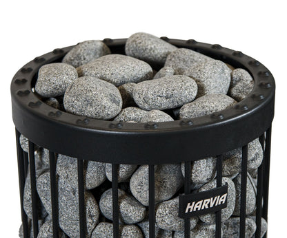 Sauna heater stones Harvia rounded 5-10 cm 15 kg