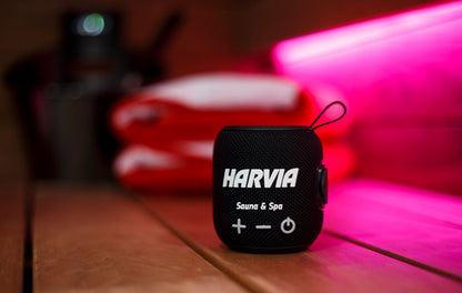 Water-resistant sauna speaker Harvia black