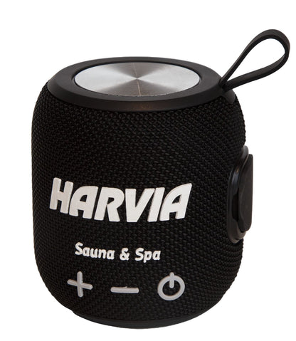 Water-resistant sauna speaker Harvia black