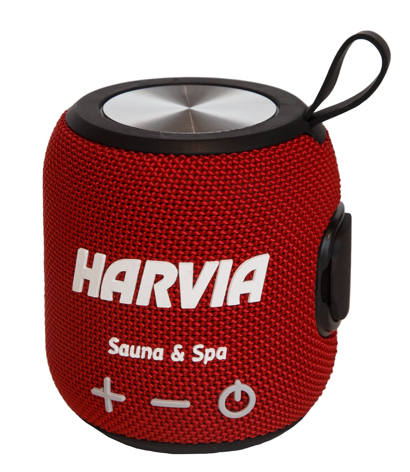 Water-resistant sauna speaker Harvia red