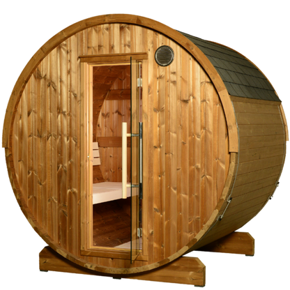 Kuuma Outdoor Traditional 4 Person Barrel Sauna