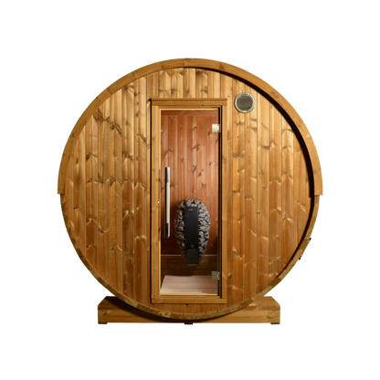 Kuuma Outdoor Traditional 4 Person Barrel Sauna