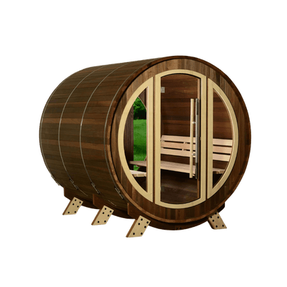 Phoenix Outdoor Traditional 6 Person Barrel Sauna
