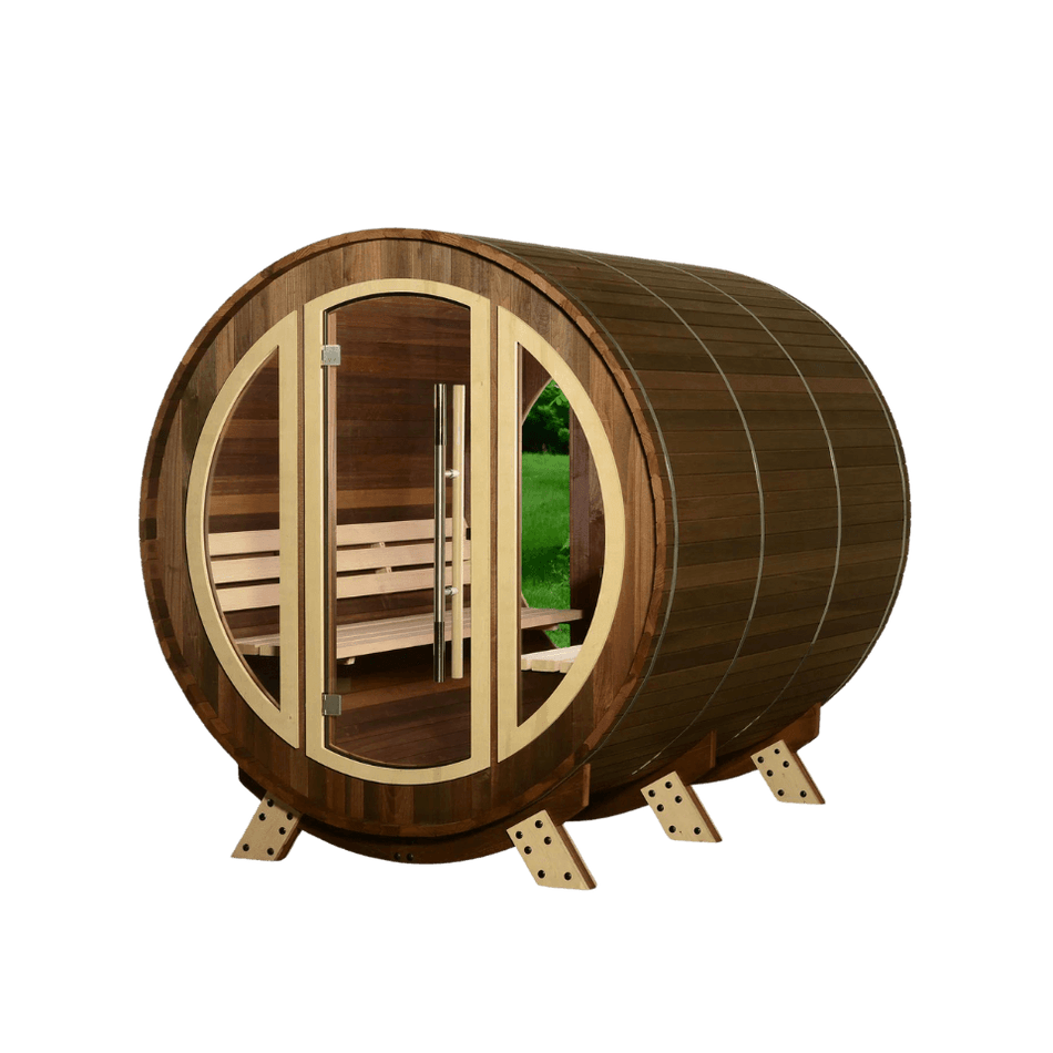 Phoenix Outdoor Traditional 6 Person Barrel Sauna