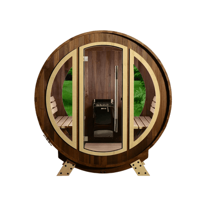 Phoenix Outdoor Traditional 6 Person Barrel Sauna