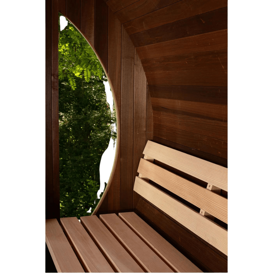Phoenix Outdoor Traditional 6 Person Barrel Sauna