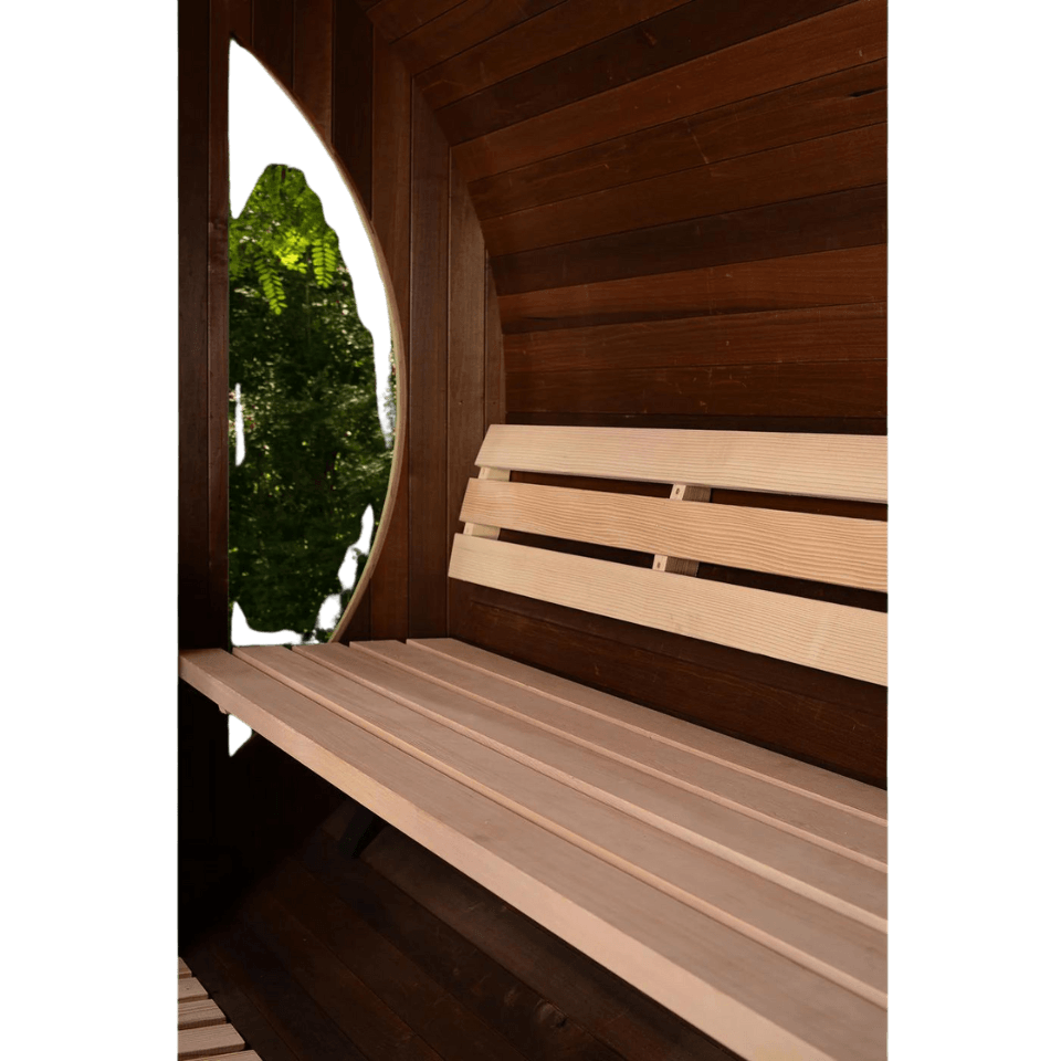 Phoenix Outdoor Traditional 6 Person Barrel Sauna