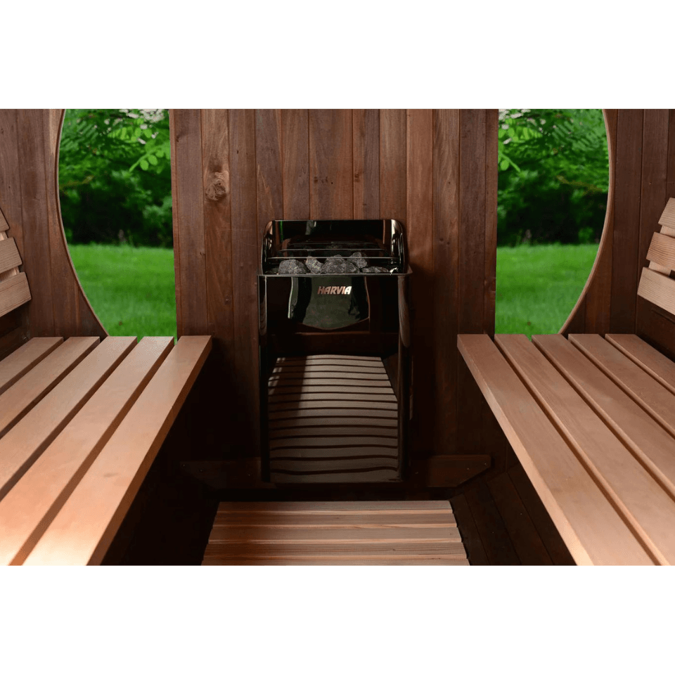 Phoenix Outdoor Traditional 6 Person Barrel Sauna