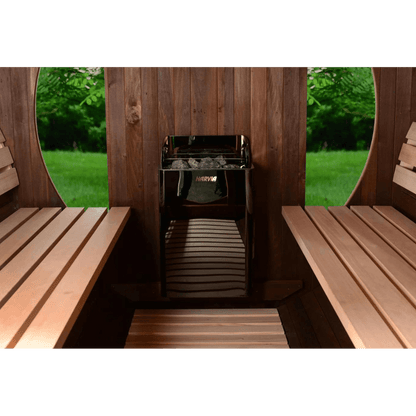 Phoenix Outdoor Traditional 6 Person Barrel Sauna