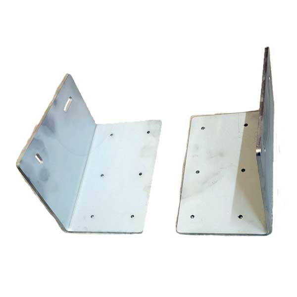 Sloped Overhang Roof Chimney Support Bracket (1 Left & 1 Right/Set)