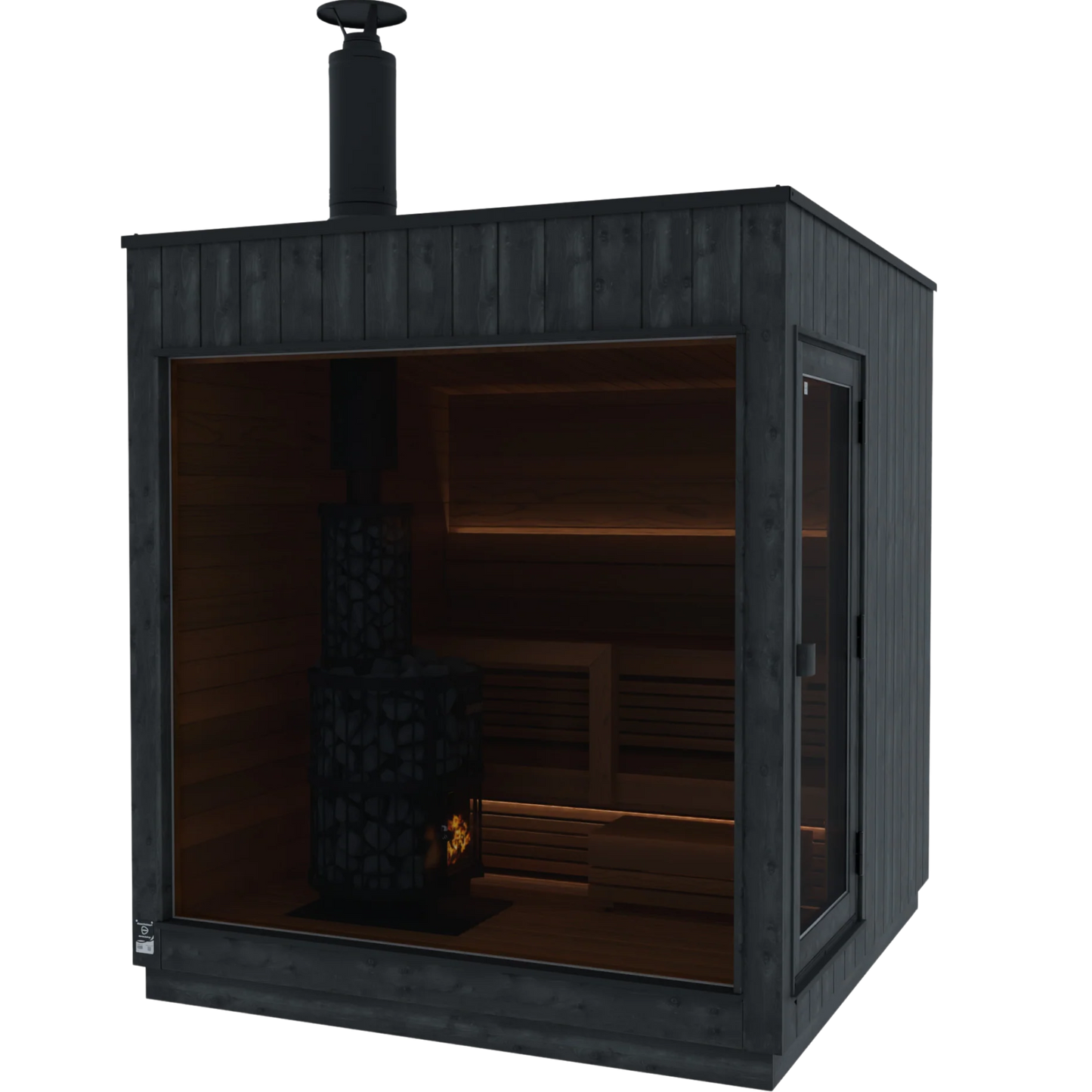 Nordic Misty Outdoor Traditional 2-3 Person Cabin Sauna