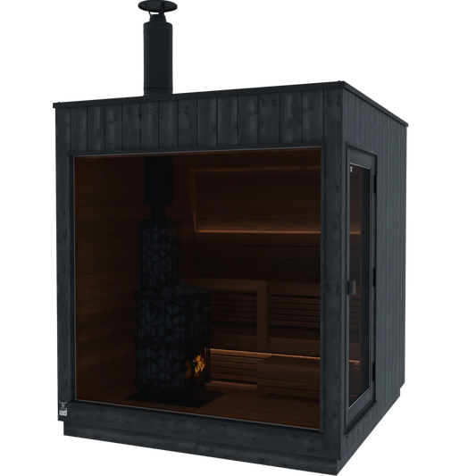Nordic Misty Outdoor Traditional 2-3 Person Cabin Sauna