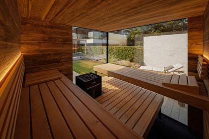 Ombra Outdoor Traditional 4 Person Cabin Sauna